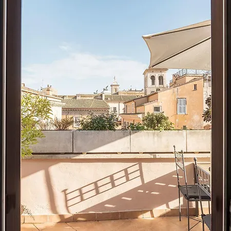 Penthouse With Terrace In The Heart Of * ローマ
